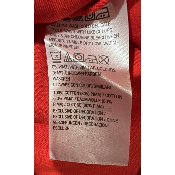 Isaac Mizrahi Essentials Shirt Orange Long Sleeve Pull On Plus Size Top Size 2X - Picture 5 of 5